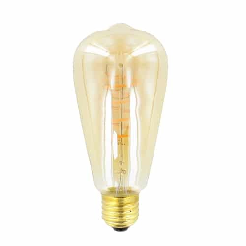 LED kooldraad E27 4Watt dimbaar Edison amber