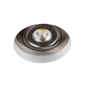 LED trimless spot kantelbaar 5Watt rond NIKKEL IP65 dimbaar – interne driver 1