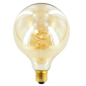 LED kooldraad E27 4Watt dimbaar globe 125mm amber