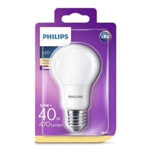 Philips LED GLS E27 5,5Watt mat-1