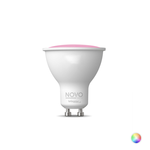 Novo GU10 SMART LED lamp 5,5Watt dimbaar RGBW V3