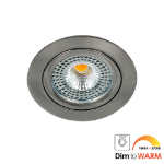 LED spot kantelbaar 5Watt rond NIKKEL IP65 dimbaar DTW – interne driver01