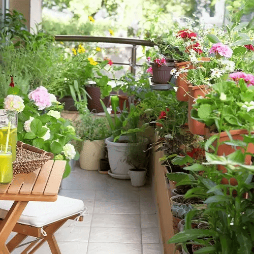 Balkon inspiratie - Planten op het balkon