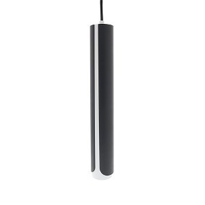 Bonno hanglamp 1x wit – zwart dimbaar