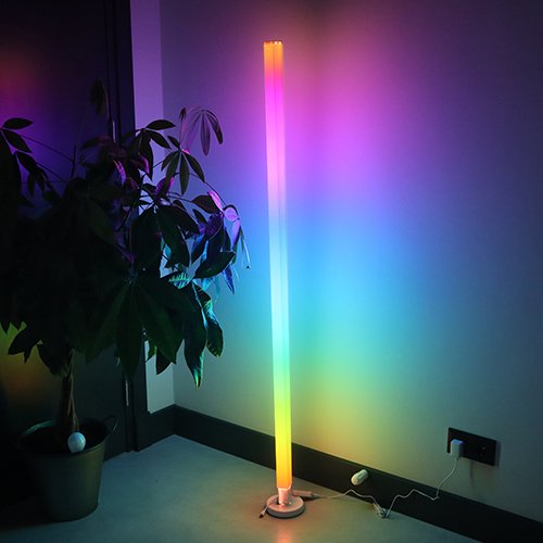 Iris slimme LED vloerlamp RGB - Wi-Fi en afstandsbediening