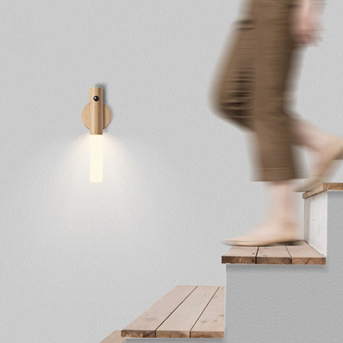 Pipe bed-wandlampje oplaadbaar LED 1Watt ESSEN PIR sensor