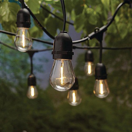 Arena LED Prikkabel -Druppel effect - IP65 Lichtsnoer Buiten - Light String - inclusief 10x E27 lampen