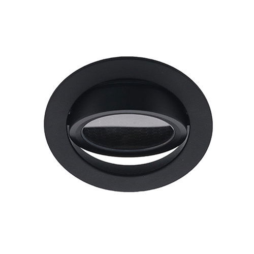 Bella LED spot kantelbaar 5Watt rond ZWART GOUD IP65 dimbaar