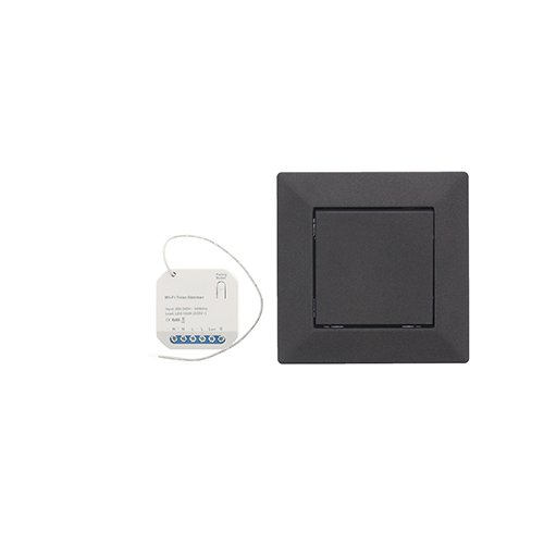 Wifi draadloos, micro dimmer module 150W puls ZWART