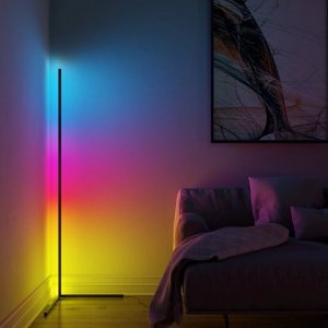 Nuvis slimme vloerlamp RGB - multicolor - App en afstandsbediening
