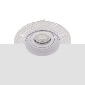 LED trimless spot GU10 COB 6Watt rond WIT dimbaar