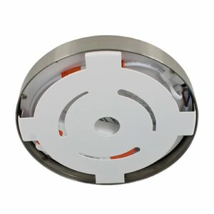 LED plafonniere 15Watt rond NIKKEL 220Volt dimbaar