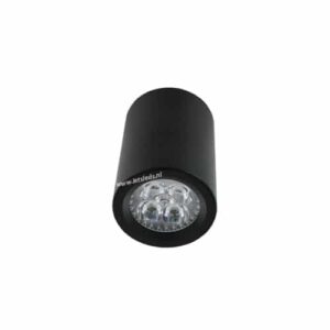 LED opbouwspot Malta 4Watt rond ZWART dimbaar