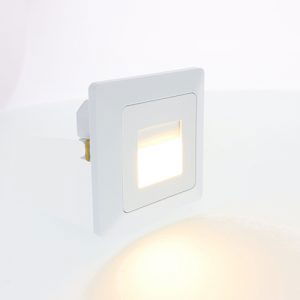 LED wand-trapverlichting 1.5Watt WIT vierkant