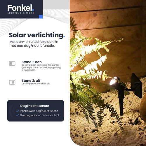 Solar LED tuinspot prikspot op zonne energie 5Watt IP65