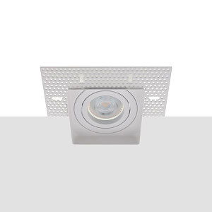 Philips LED trimless spot GU10 3.7Watt vierkant WIT dimbaar