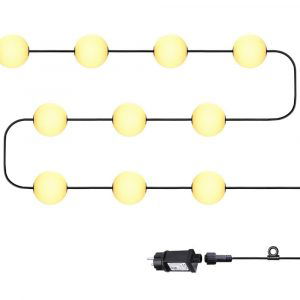 Oval LED lichtsnoer buiten | modulair | Ø10cm | IP65