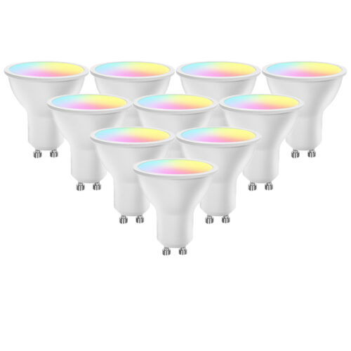 Set 10x GU10 Smart LED lamp 5Watt RGBW ZIGBEE