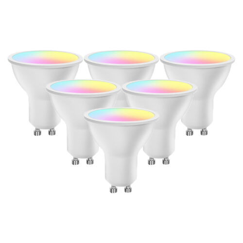 Set 6x GU10 Smart LED lamp 5Watt RGBW ZIGBEE